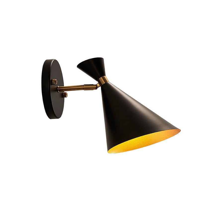 Horn Black Gold Wall Lamp