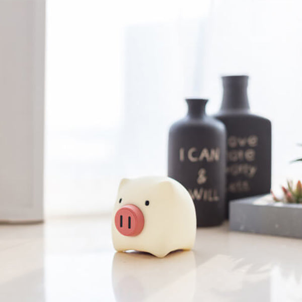 Cute Pig Touch Timer Table Lamp
