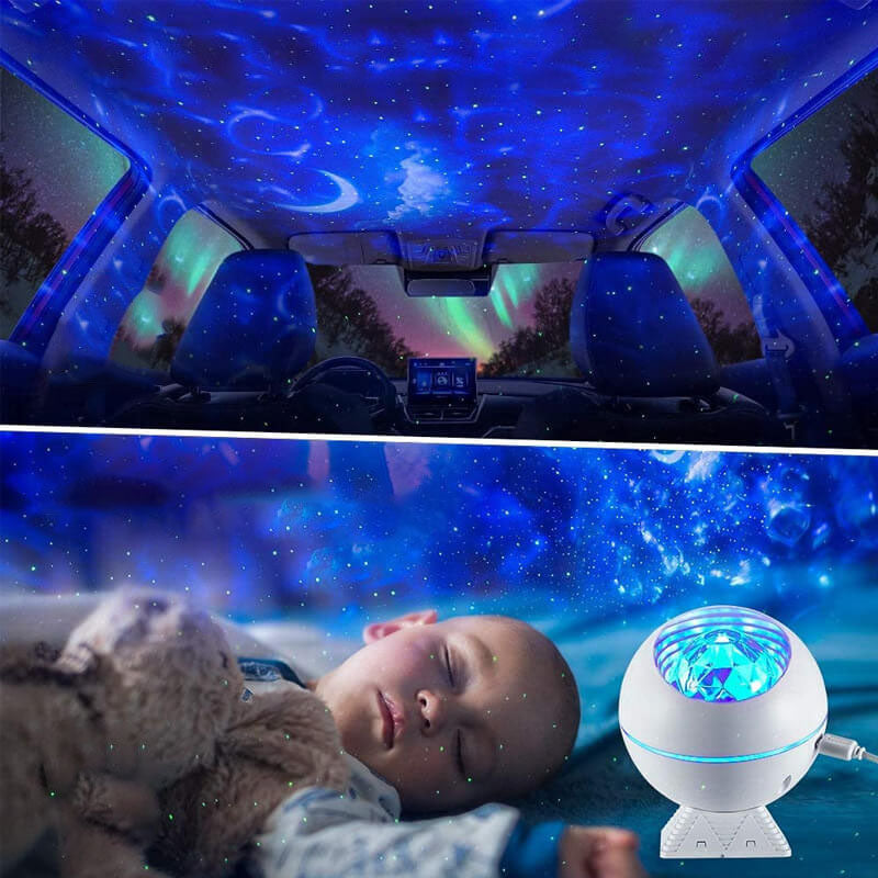 Plastic Seven-color Sound-controlled Star Night Light