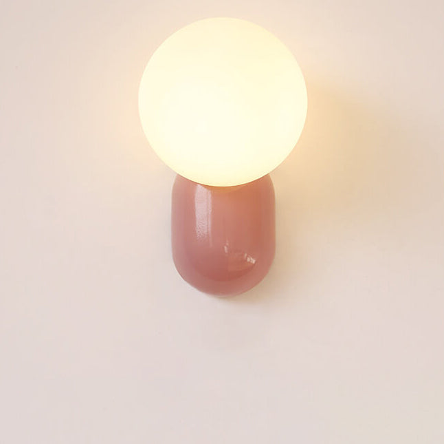 Macaron Cream Style Resin Wall Lamp