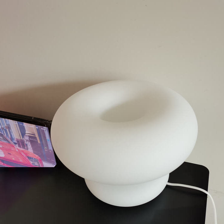 Donut Design Glass Table Lamp