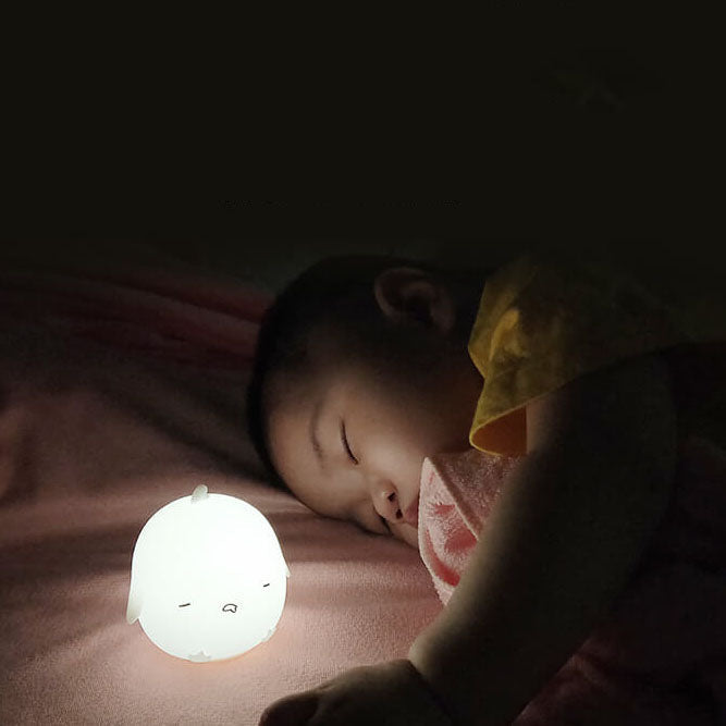 Cartoon Chick Silicone Mini Table Lamp