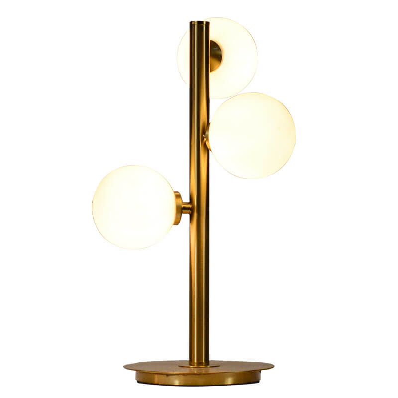 Magic Bean Glass Iron 3-Light Table Lamp