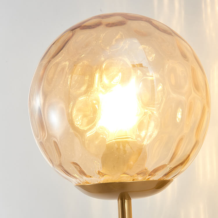 Round Ball Iron Glass Wall Lamp