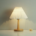 Pleated Umbrella-shaped Table Lamp