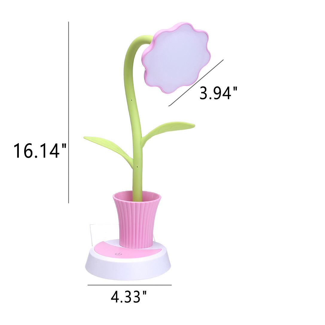 Sun Flower Pen Holder Table Lamp