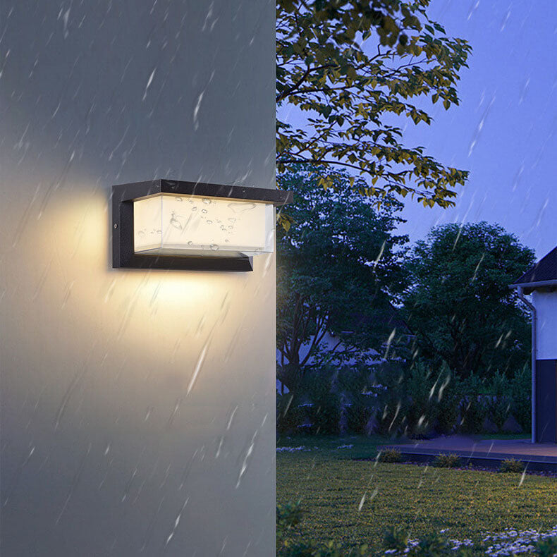 Rectangle PC Patio Outdoor Light