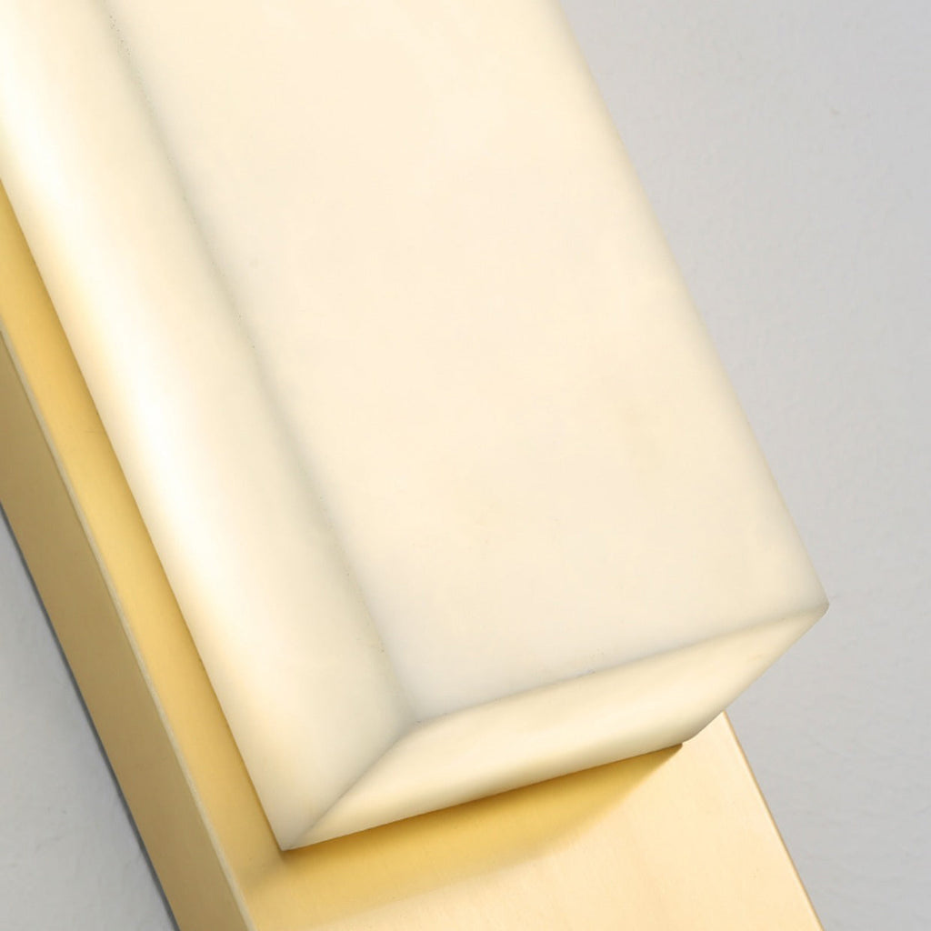 Copper Marble Cubic Strip Wall Lamp