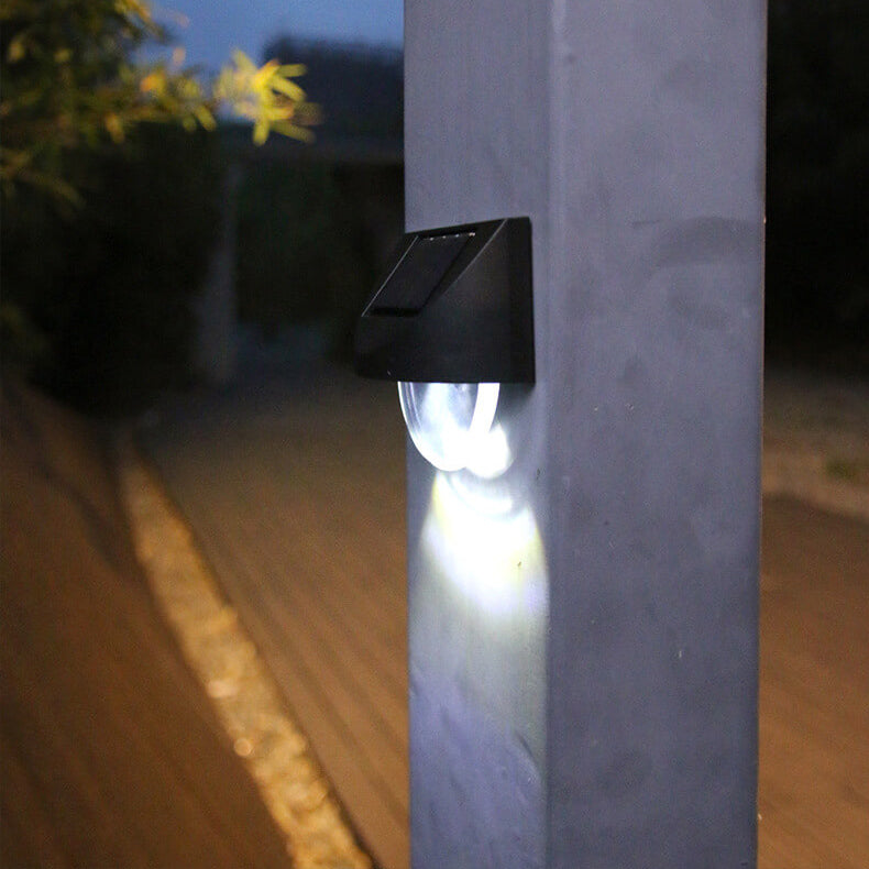 Square Half Round Acrylic Outdoor Light