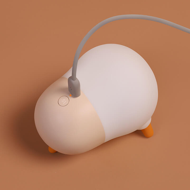 Cartoon Chick Silicone Night Table Lamp