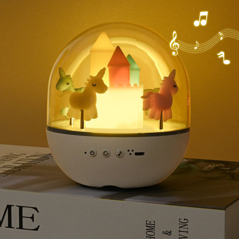 Carousel Octavo Bluetooth Kids Table Lamp