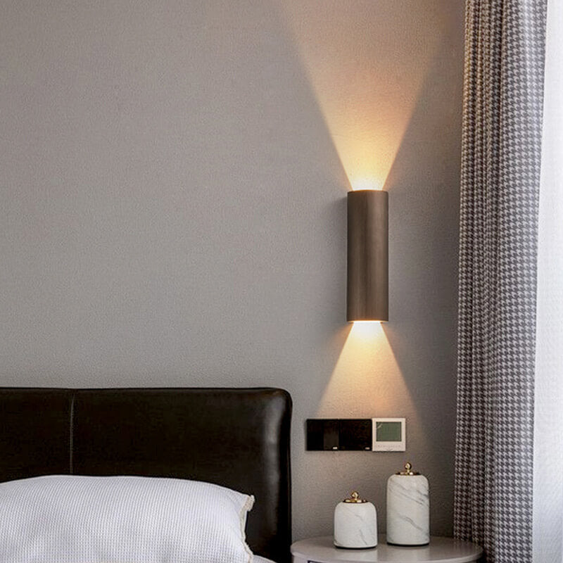 Aluminum Cylindrical Wall Lamp
