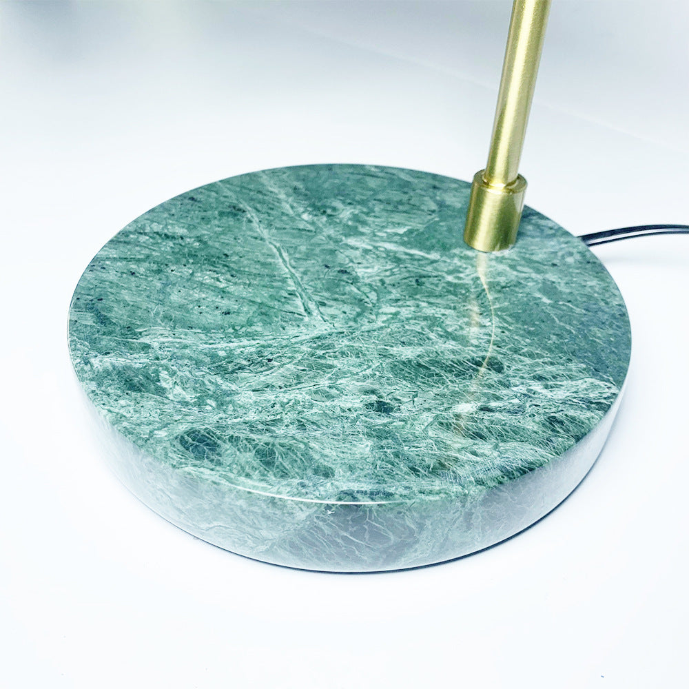 Green Glass Marble Melting Table Lamp