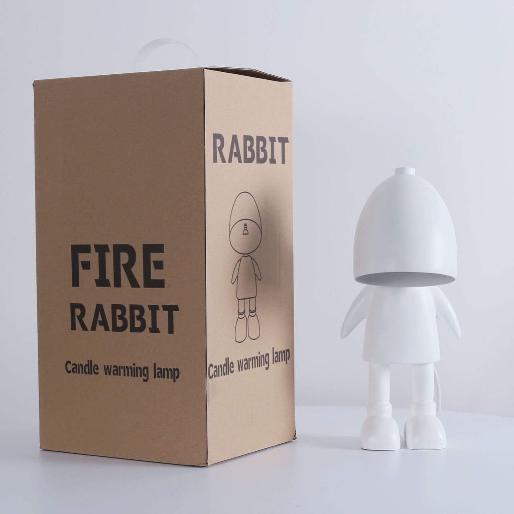 Resin Robot Design Night Table Lamp