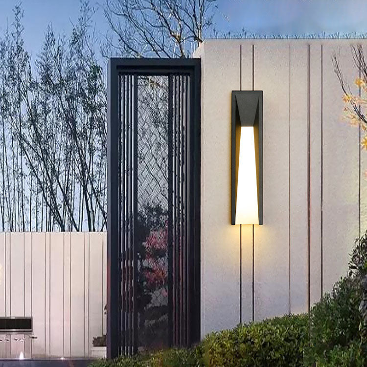 Stainless Steel Cuboid Acrylic Outdoor Light