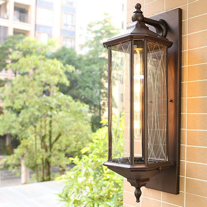 Transparent Cage Outdoor Light