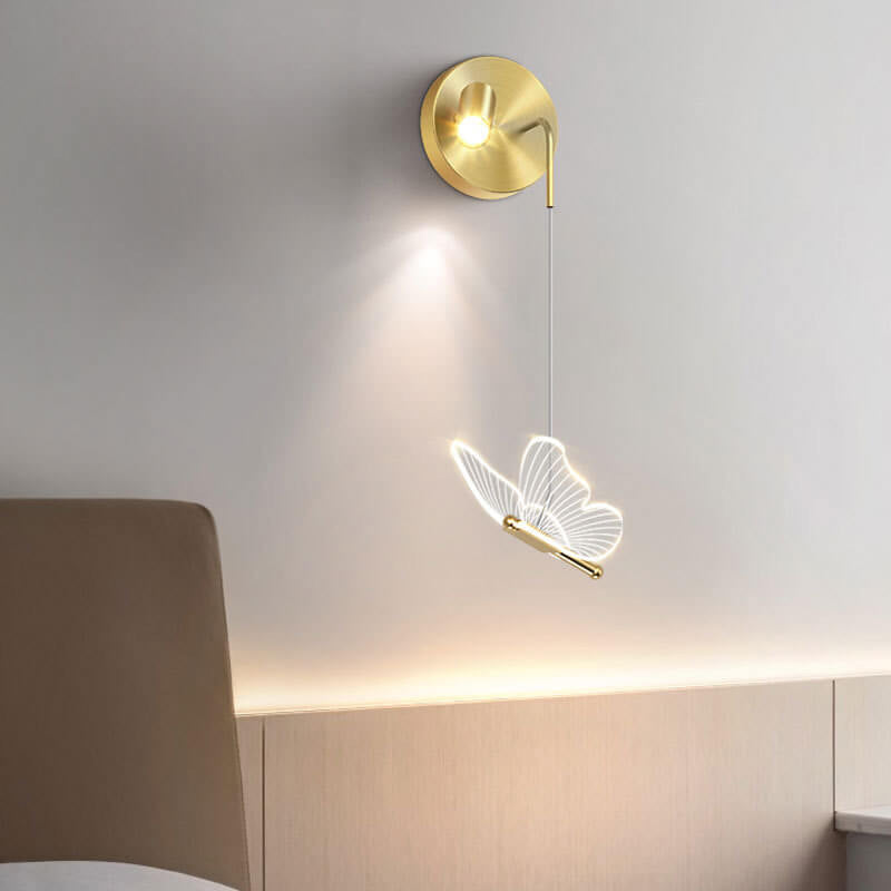 Butterfly Design Wall Lamp