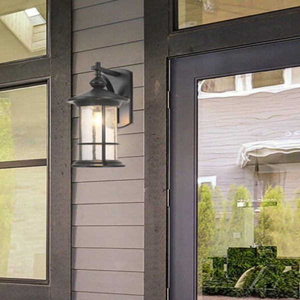 Bubble Glass Column Outdoor Light