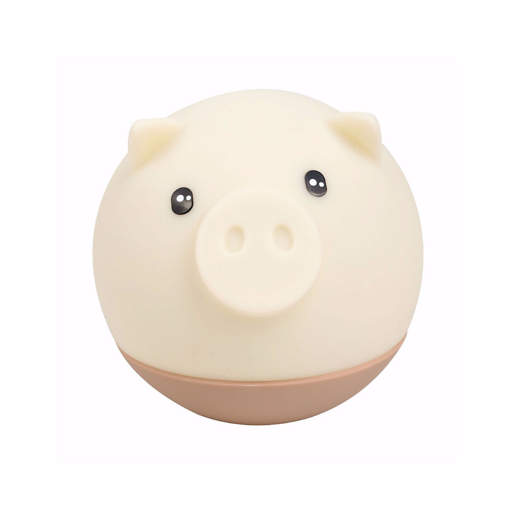 Cartoon Piggy Round Silicone Table Lamp