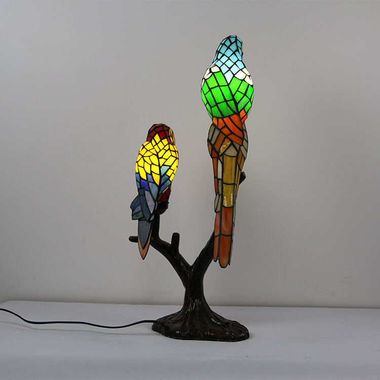 Bird Branch Design 2-Light Table Lamp