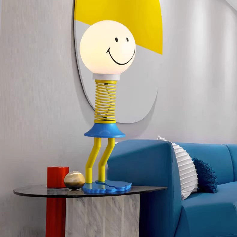 Memphis PVC Iron Smile Table Lamp