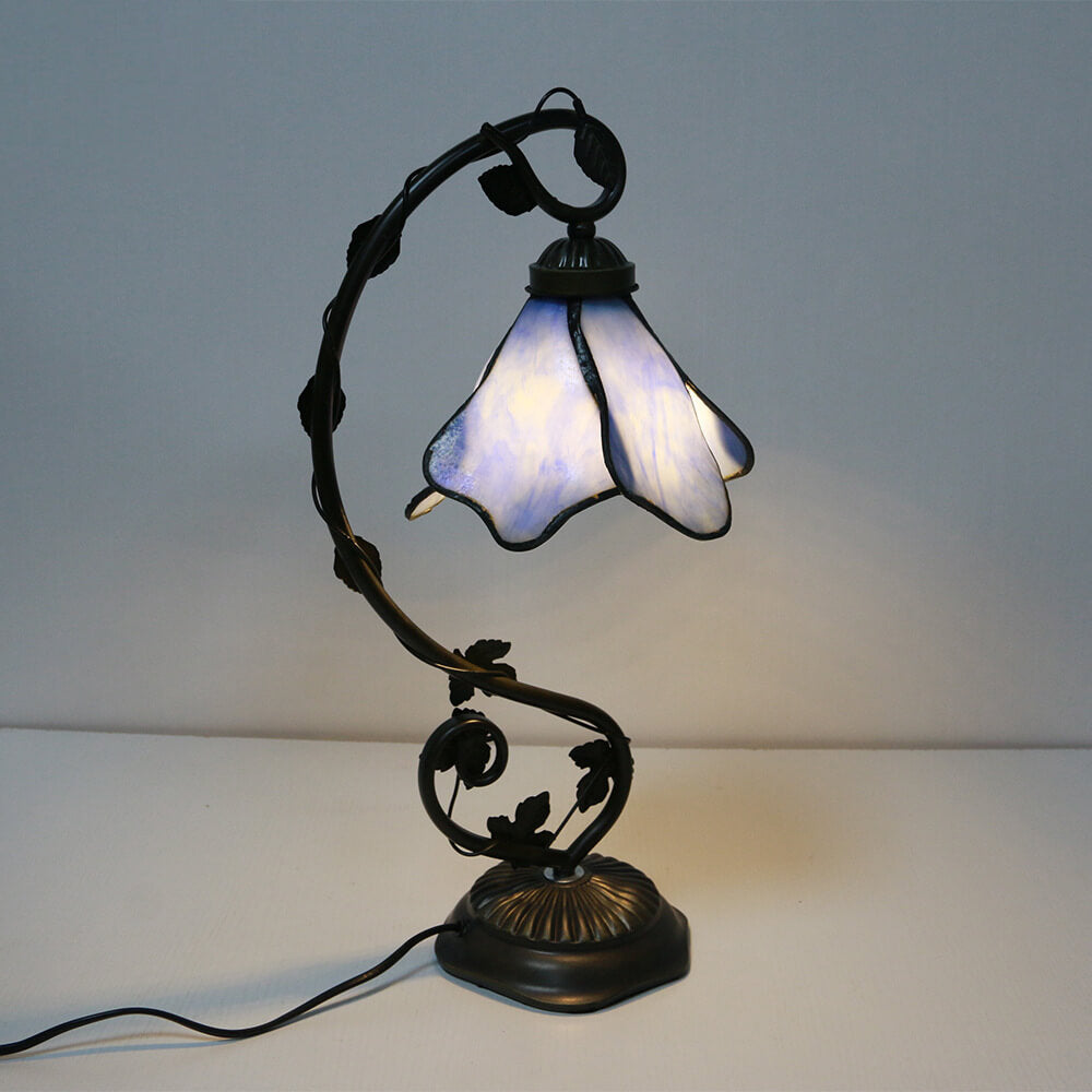 Flower Petal Resin Stained Table Lamp
