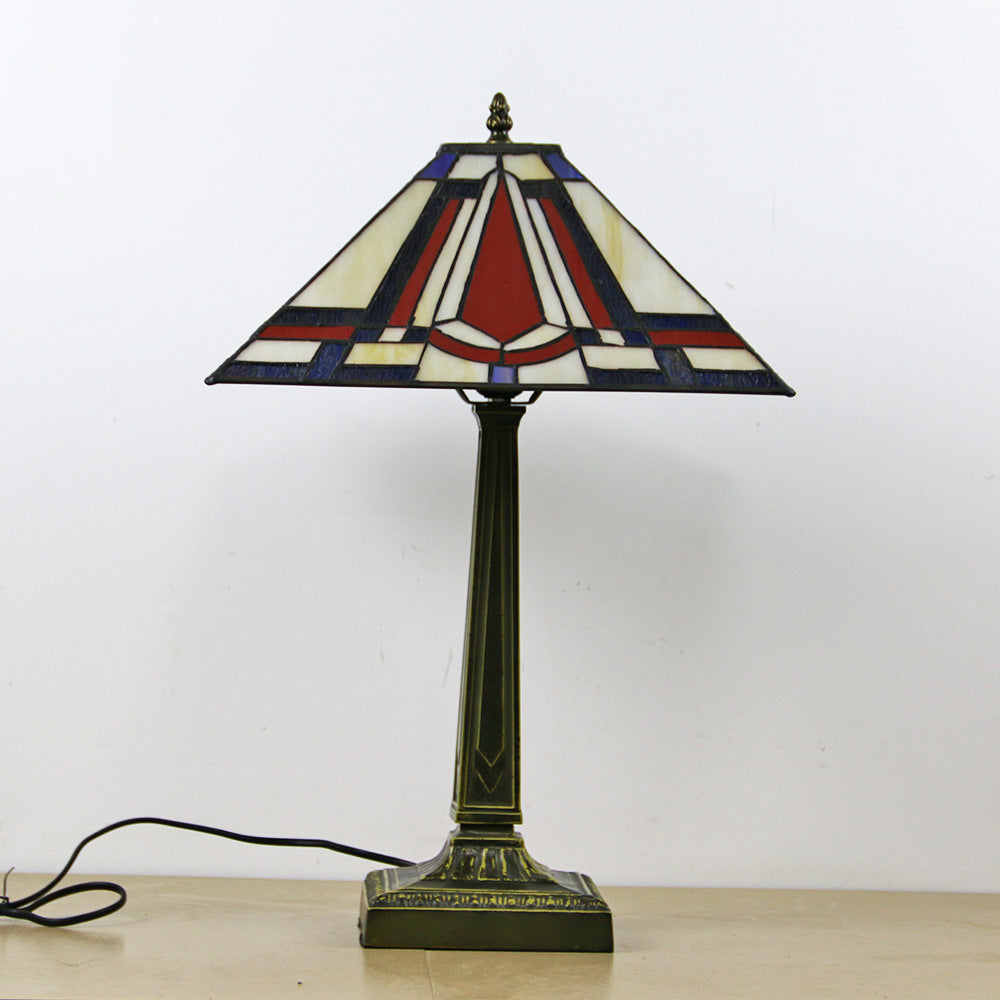Conic Diamond Deer Alloy Table Lamp