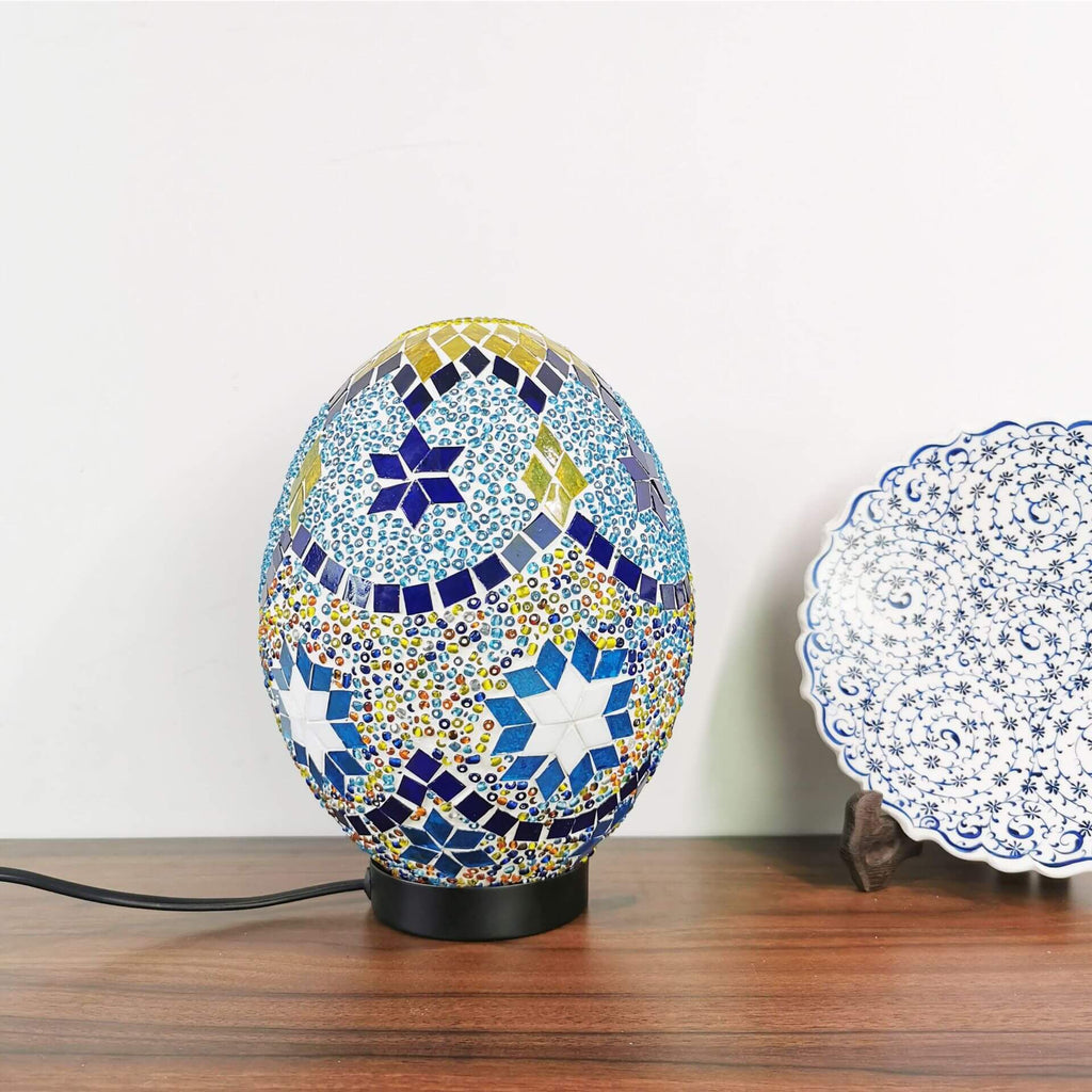 Turkish Handcrafted Mosaic Glass Table Lamp