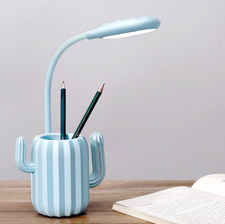 Foldable Cactus Design Eye Table Lamp