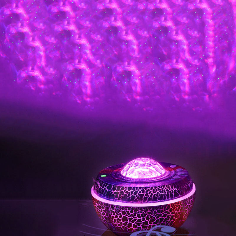 Cracked Planet Bluetooth Music Table Lamp