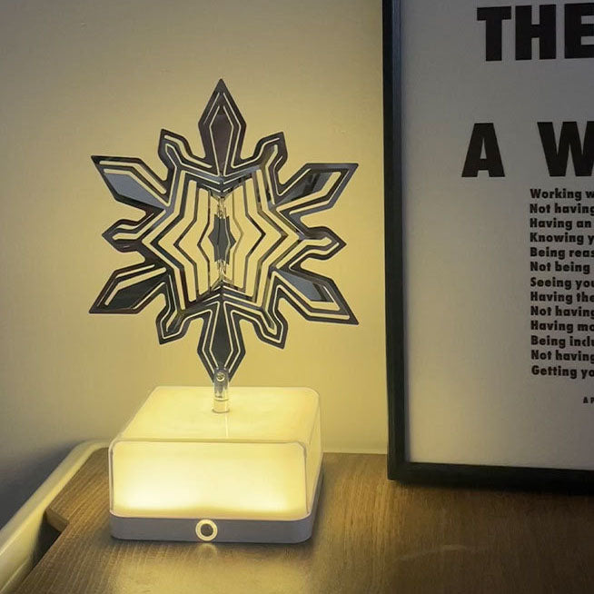 Stainless Steel ABS Cubic Table Lamp