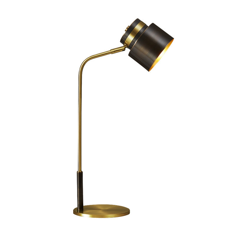 Copper Cylinder Table Lamp