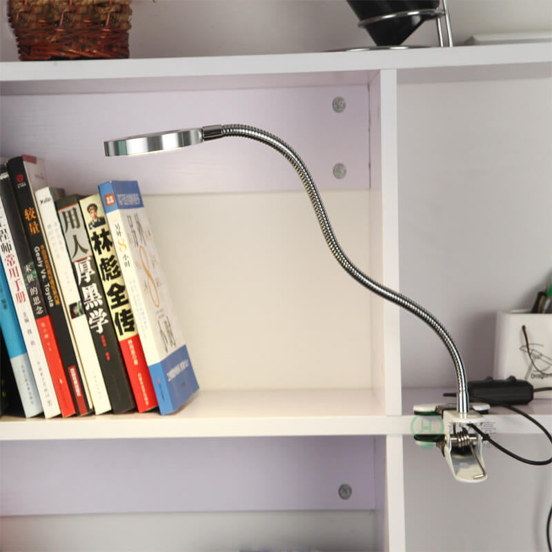 Hose Button Reading Clip Table Lamp