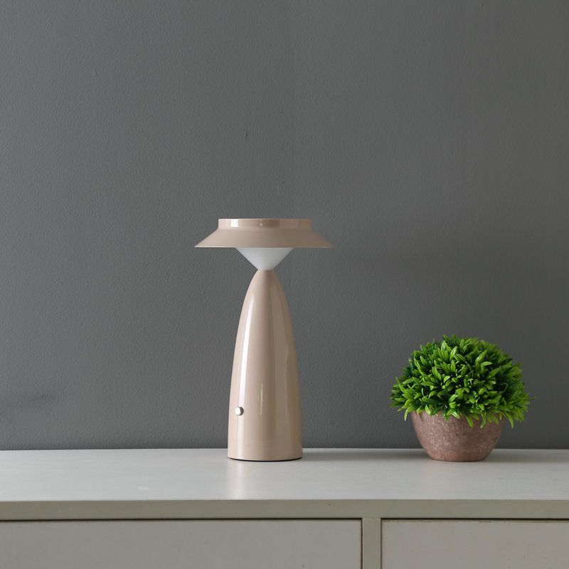 Mushroom Iron Acrylic Bedroom Table Lamp