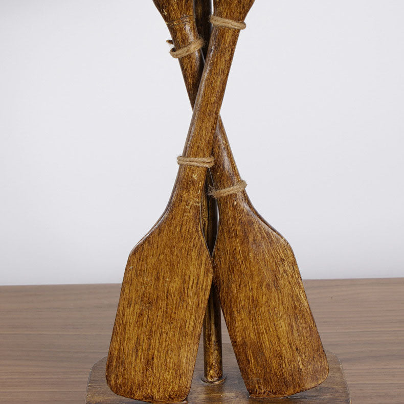 Resin Linen Table Lamp