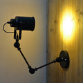 Cylinder Swing Arm Iron Wall Lamp