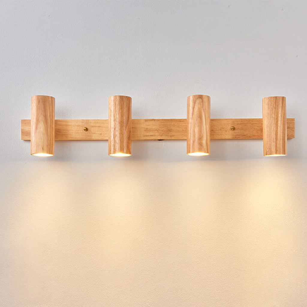 Wood 1/2/3 2-Light Wall Lamp
