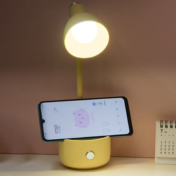 Round Horn Plastic ABS Table Lamp