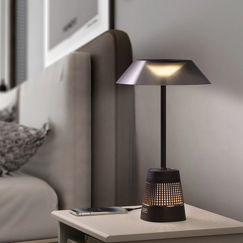 ABS Metal Geometric Prism Table Lamp
