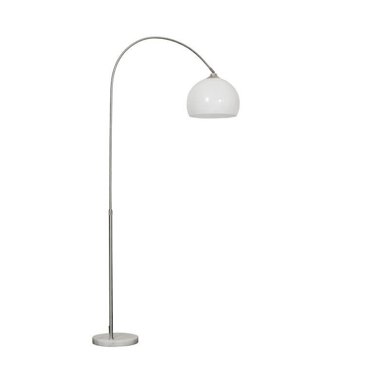 Modern Globe Acrylic Shade Floor Lamp