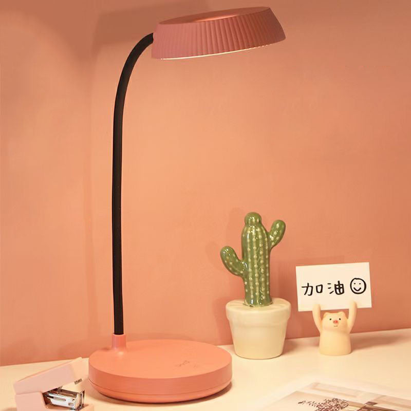 Round Plate Touch Eye Table Lamp