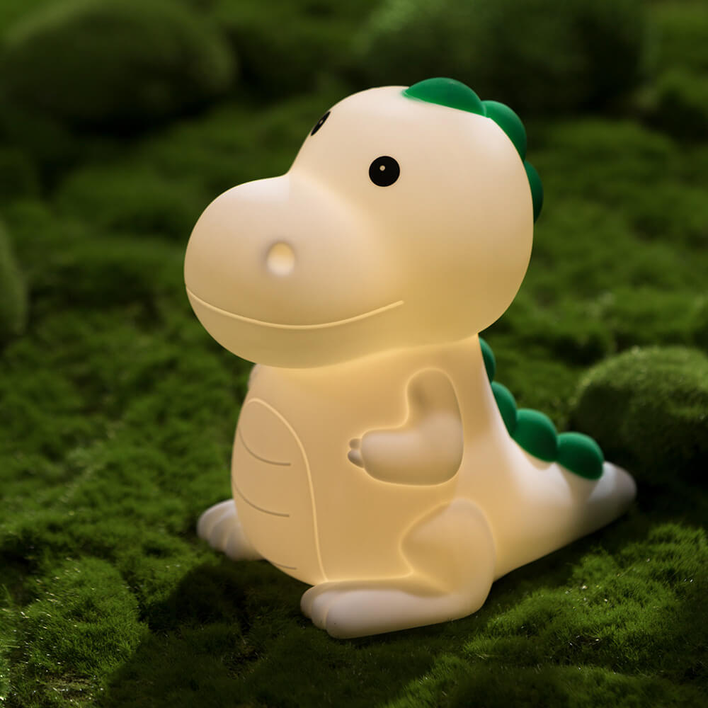 Cartoon Dinosaur Silicone Pat Table Lamp