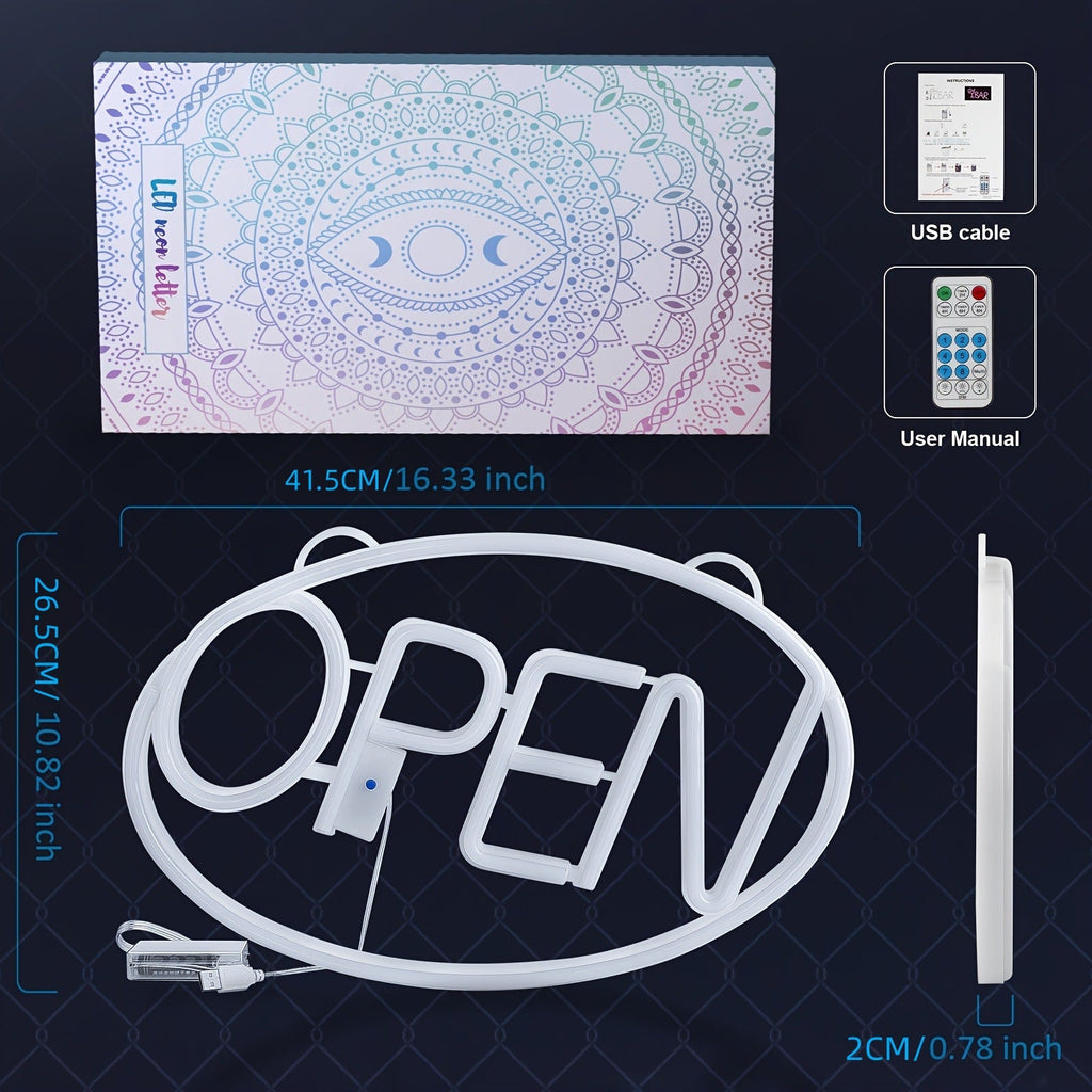 PS OPEN Neon Dining Outdoor Light