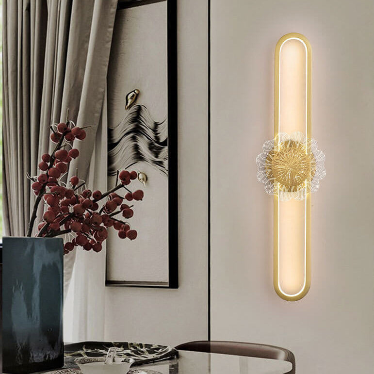 Full Copper Ring Design Wall Lamp
