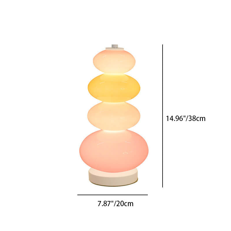 Macaron Rainbow Candy Gourd Table Lamp