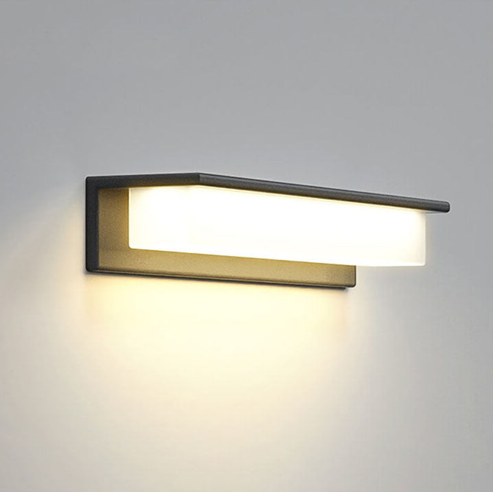 Rectangular Aluminum PC Outdoor Light