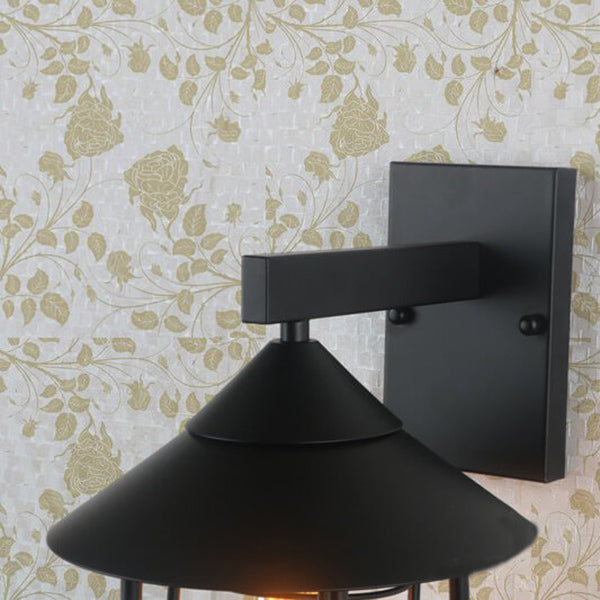 Iron Lantern Indoor Outdoor Light