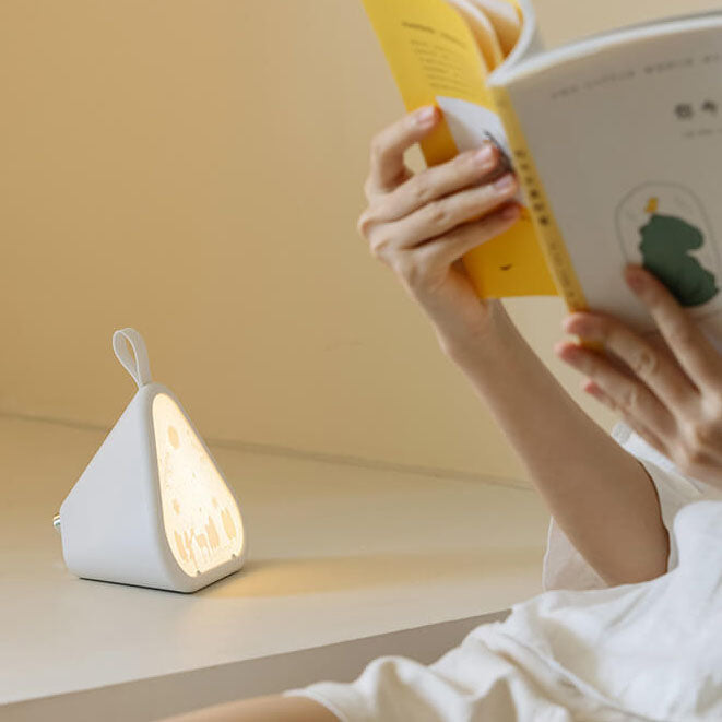 Triangle Seven Color Atmospheric Table Lamp