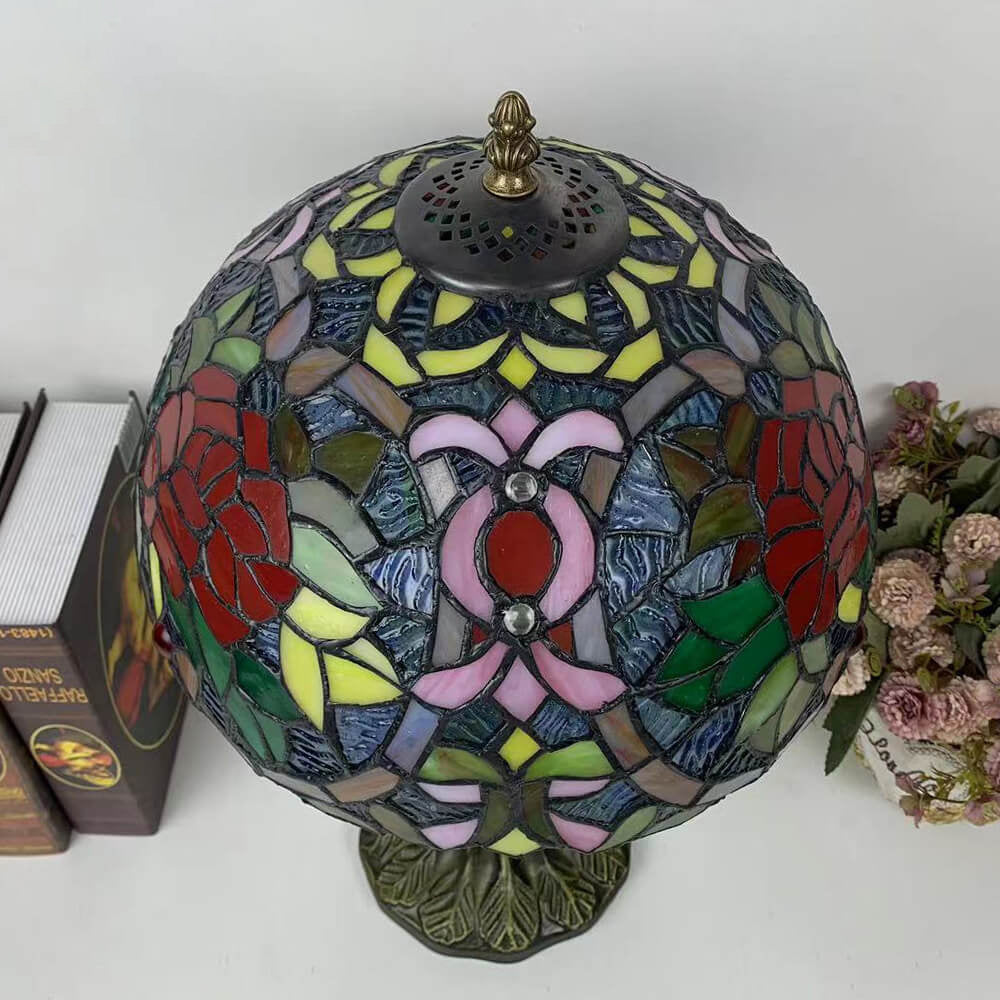 Half Round Rose Hardware Table Lamp