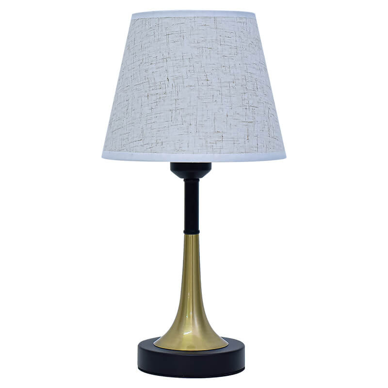 Metal Fabric Remote Control Table Lamp